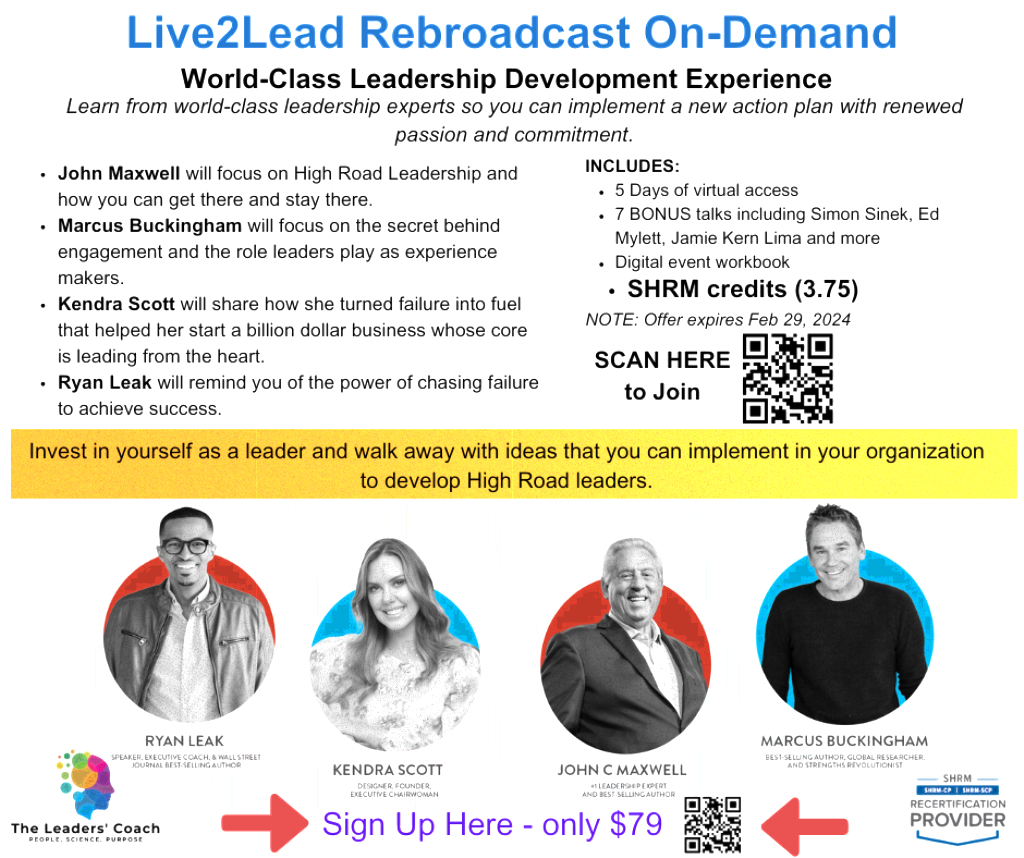 Other HR events: Live2Lead Rebroadcast ON-Demand