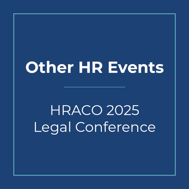 Other HR Events: HRACO 2025 Legal Conference